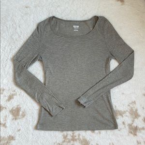 Sage long sleeve top